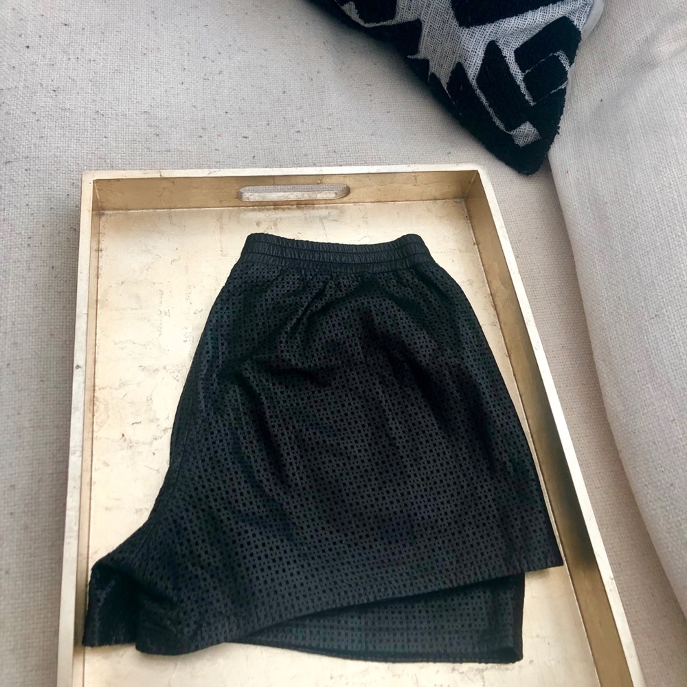 Vince Leather Shorts